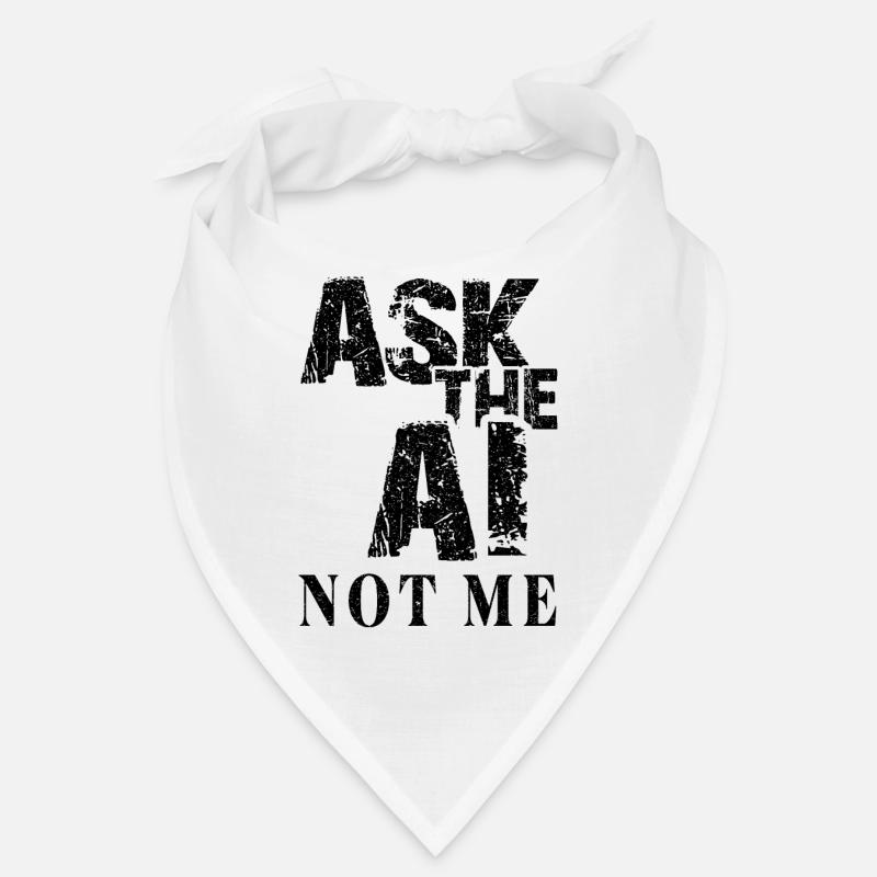 AI Artificial Intelligence Funny Nerd Saying Bandana