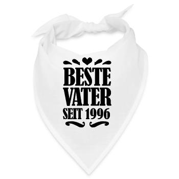 Bester Vater seit 1996 - Bandana - Weiß - Vorne