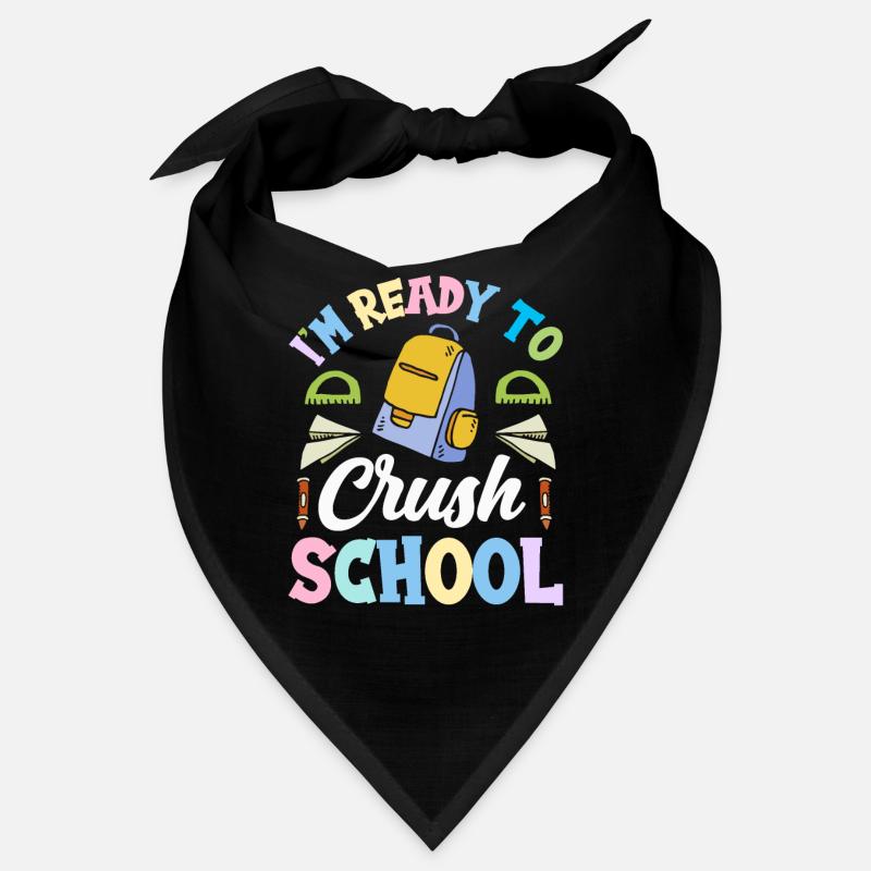 Ich Bin Bereit Für Den Schulalltag Lehrer Schule Bandana