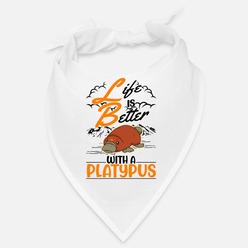 Life is better with platypuses Bandana