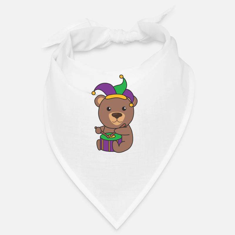 Carnival bear with drum carnival costume Bandana