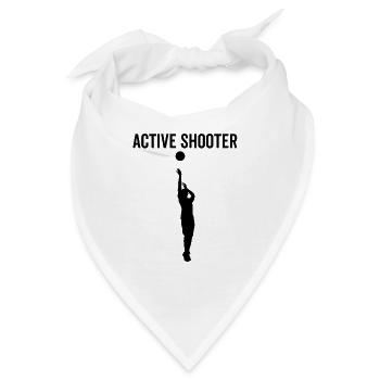 Aktiver Shooter Basketball - Bandana - Weiß - Vorne