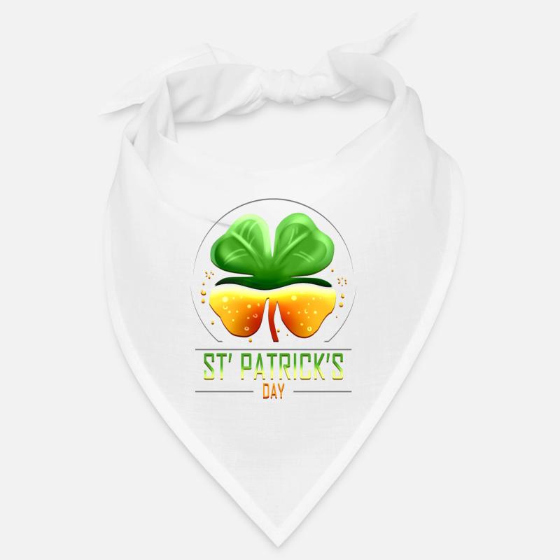 Four Leaf Clover For St Patricks Day Bandana