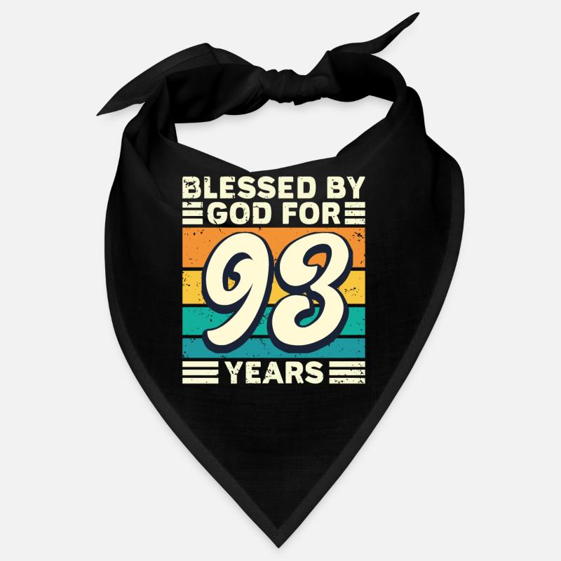 93 Birthday Gift Years Funny Saying Bandana