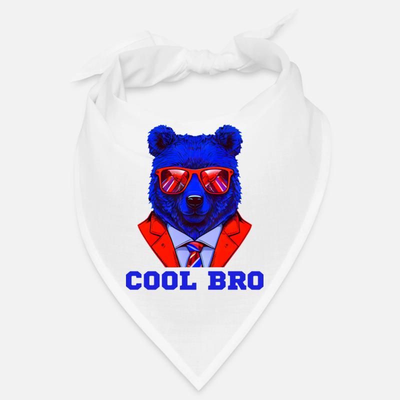 Cool Bro Bear Bandana