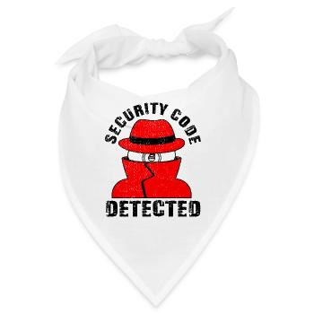 Netzwerk und Computersicherheit - Bandana - Weiß - Vorne