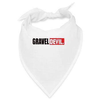 Gravel Devil - Bandana - Weiß - Vorne