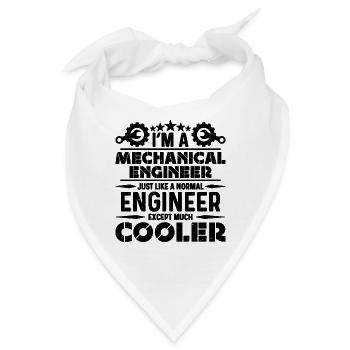 I'm A Mechanical Auto Mechanic Mechanical Engineer - Bandana - Weiß - Vorne