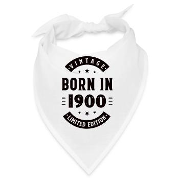 Die Legende von 1900 Geburtstag - Bandana - Weiß - Vorne