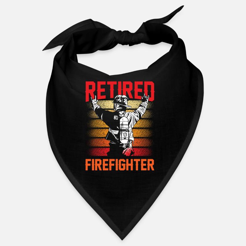 Pompier retraité Retraité Pensionné des pompiers Bandana