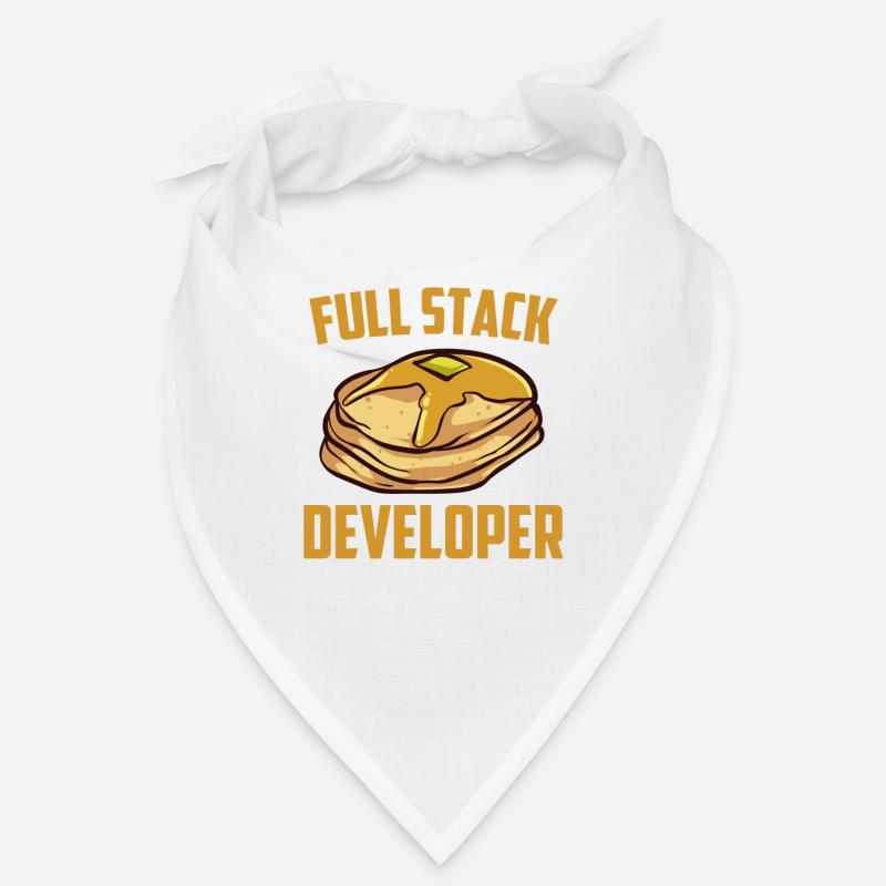 Full Stack Entwickler - Informatik Programmierer - Bandana - Weiß