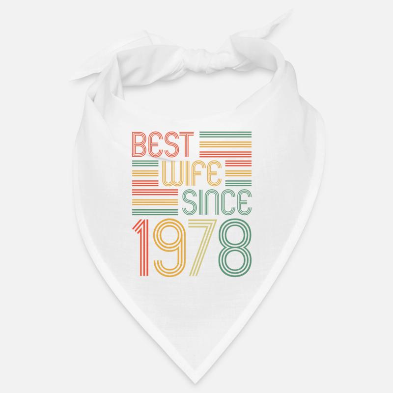 45. Hochzeitstag Beste Ehefrau seit 1978 Bandana