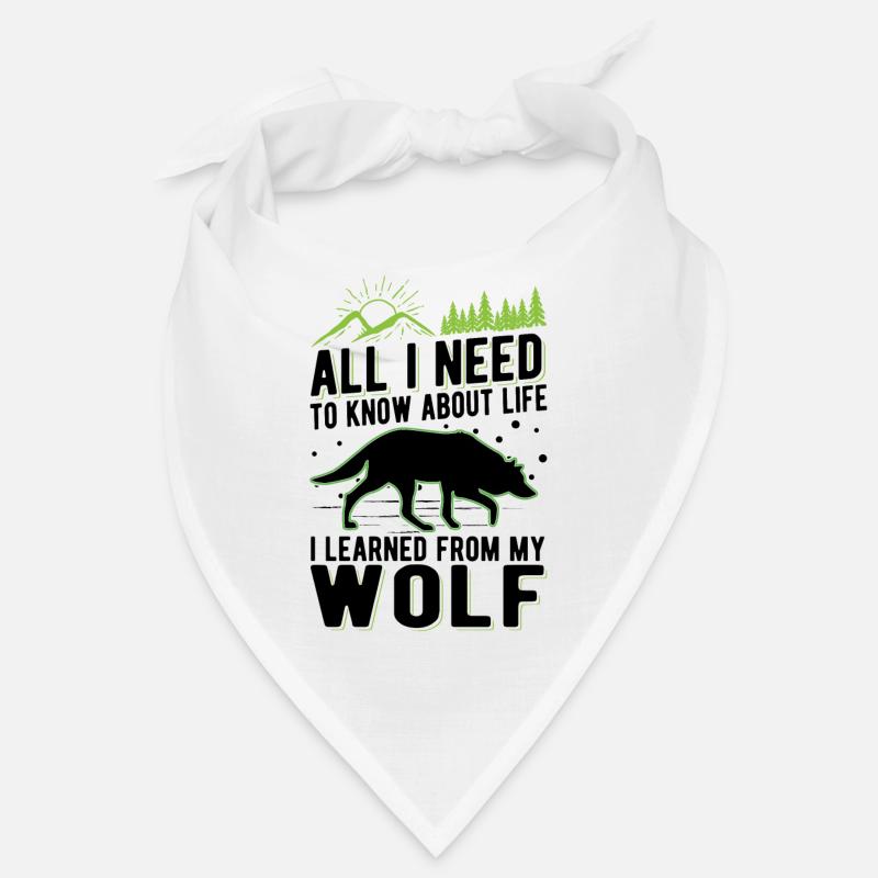 Wolf Lover Gift Wolf Pack Bandana