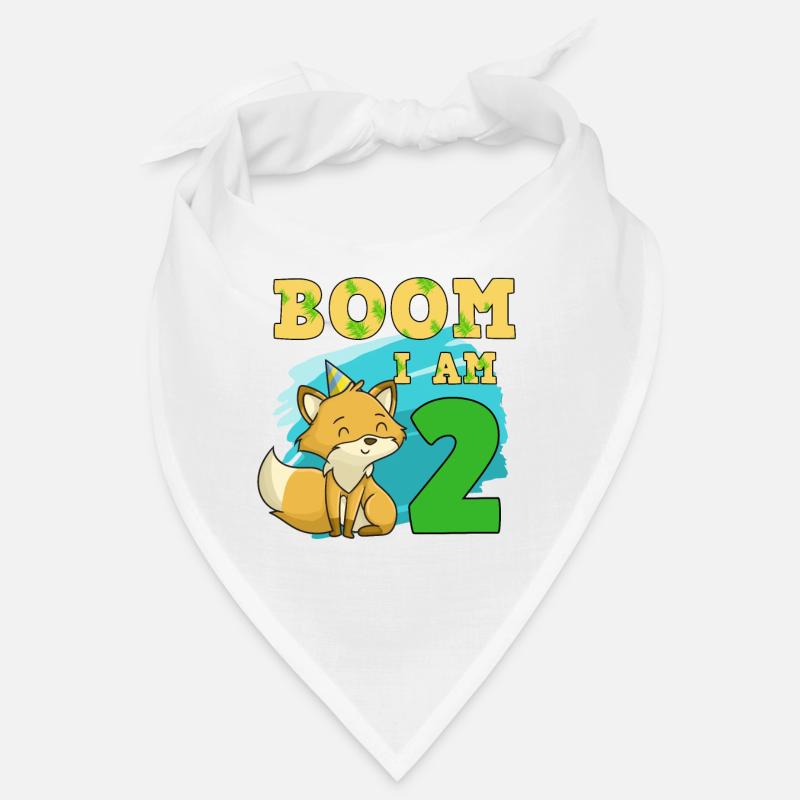 2nd birthday fox Bandana