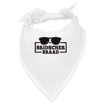Bridscherbraad fränkischer Dialekt Übersetzer - Bandana - Weiß - Vorne