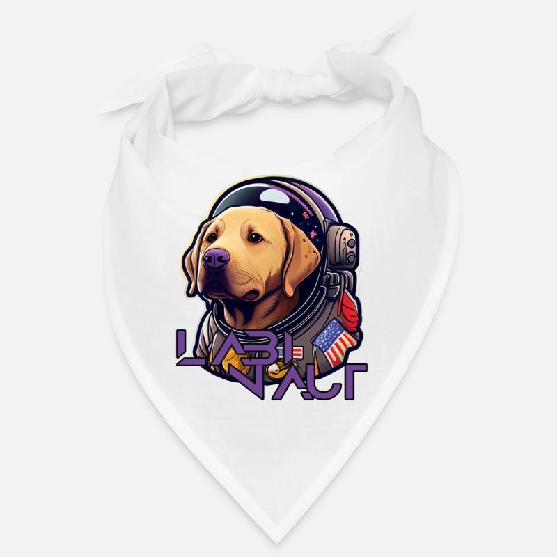 LabbiNaut Labrador Astronaut Dog daddy Bandana