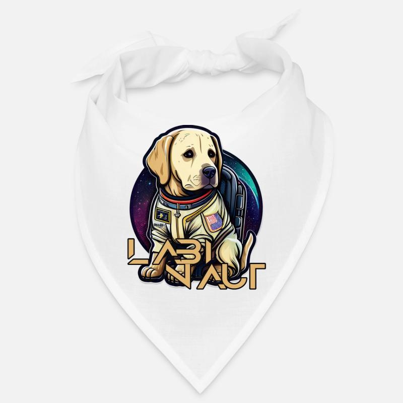 LabbiNaut Labrador Astronaut Dog daddy Bandana