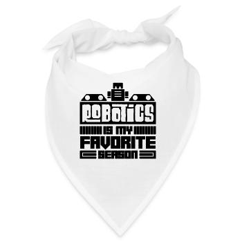 Robotics Is My Favorite Cyborg Robotics Engineer - Bandana - Weiß - Vorne