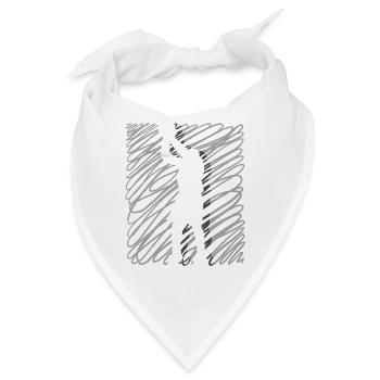 Basketball Basketballer - Bandana - Weiß - Vorne