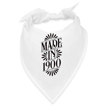 Die Legende von 1900 Geburtstag - Bandana - Weiß - Vorne