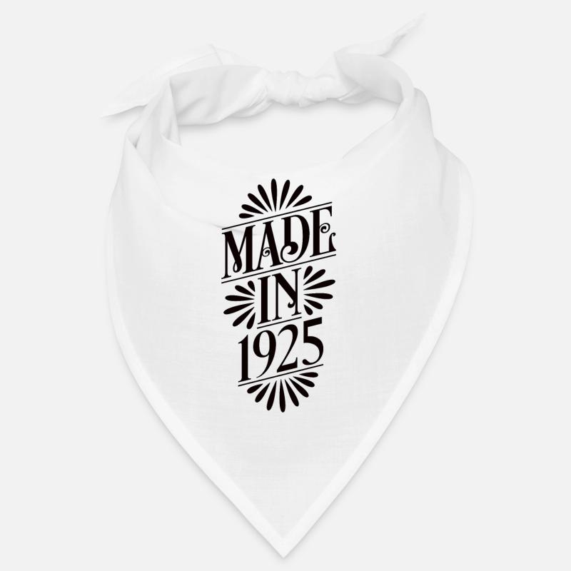 1925 - Année de construction 1925 - Né en 1925 Bandana