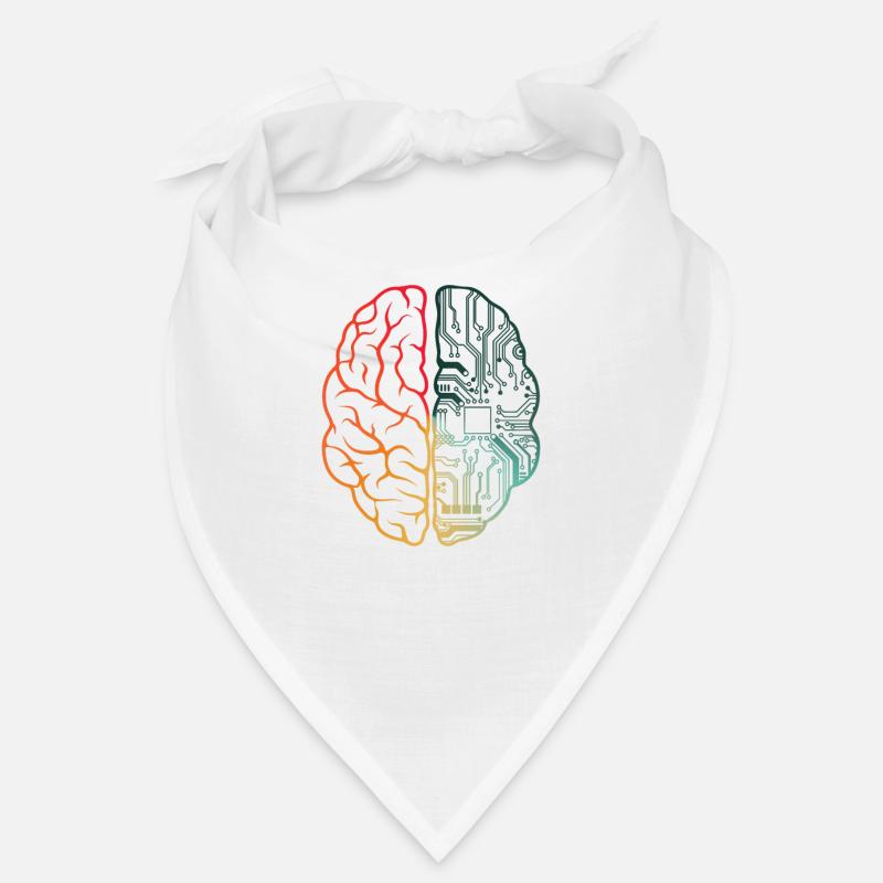 Programmer HTML - Developer Programming Brain Pun Bandana