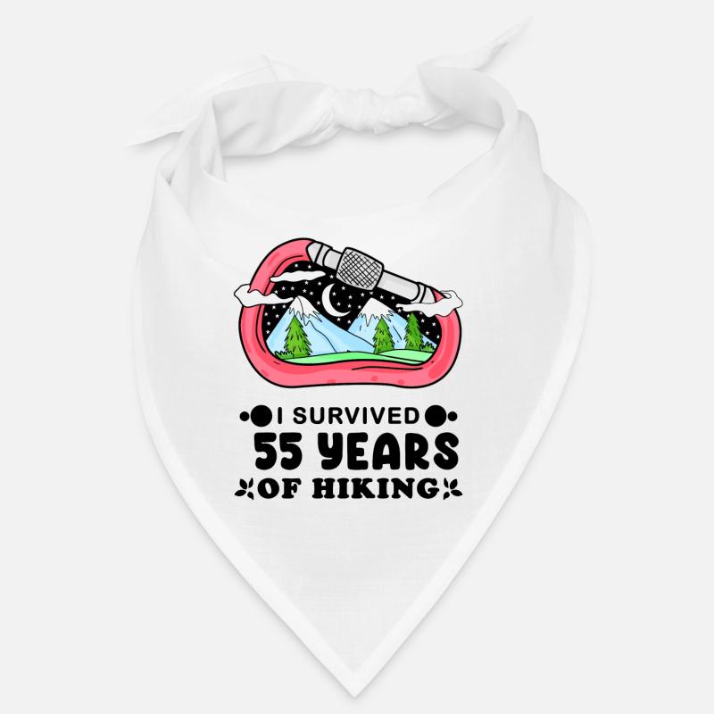 Mountain Wanderer 55e anniversaire 55 ans cadeau Bandana