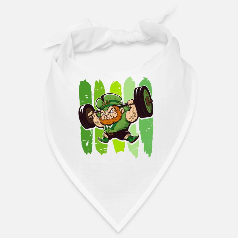 Leprechaun Bodybuilder Sport Saint-Patrick Bandana