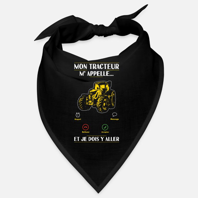 Tractor Calling I Must Go Driver Farmer Bandana