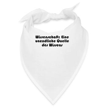 Wissenschaft - Wissenschaft: Eine unendliche - Bandana - Weiß - Vorne