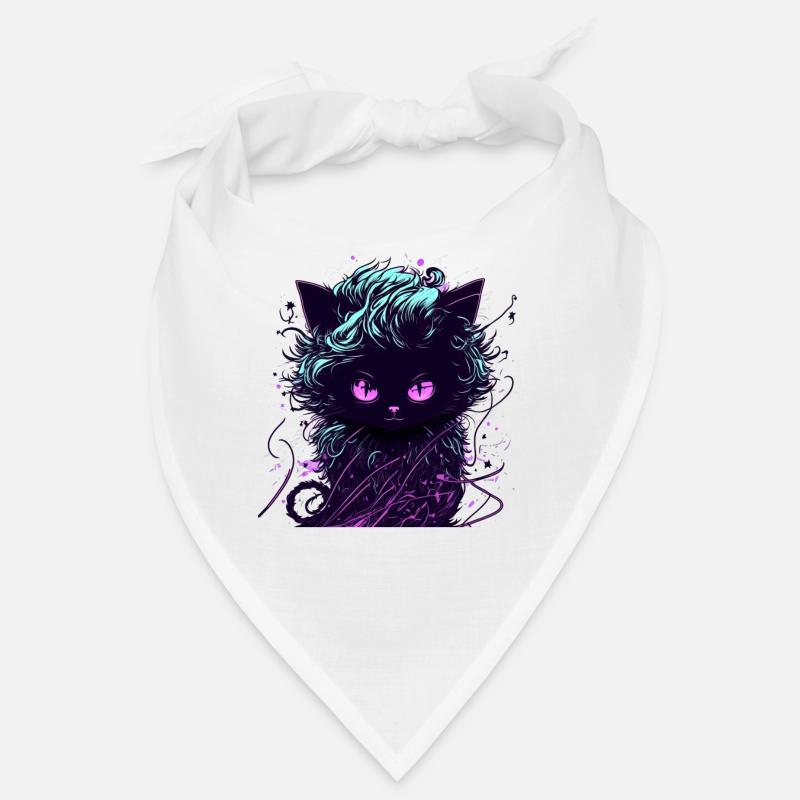 Chibi Dämon Katze - Kawaii Anime Katze Teufel Bandana