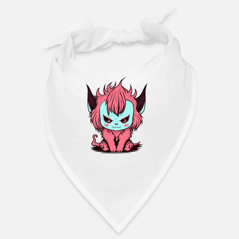 Niedliche Dämon Katze - Chibi Anime Katze Teufel Bandana