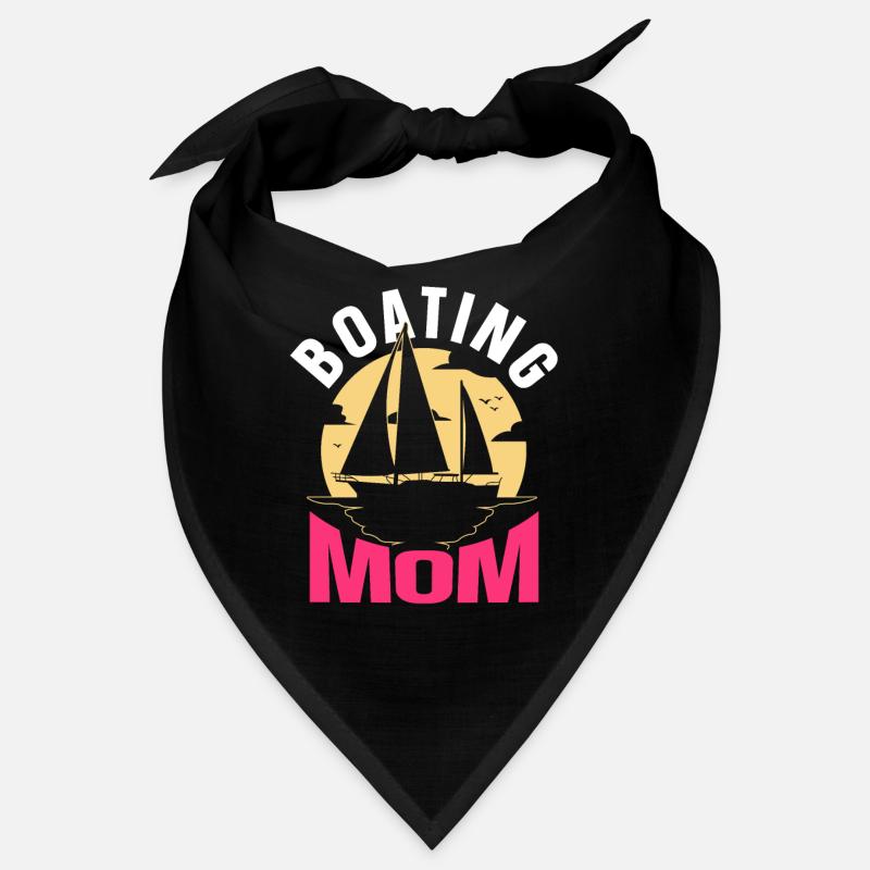 Bootfahrende Mutter Boot Yacht Bootfahren Schiff Bandana