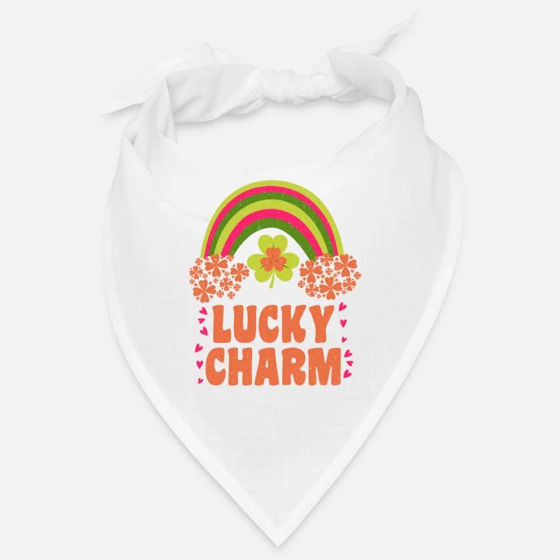Lucky Charm Glücksbringer Regenbogen Bandana