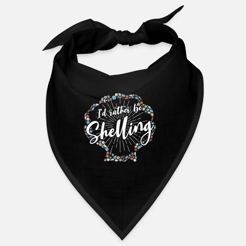 Collecting shells on the beach Shell collectors Bandana