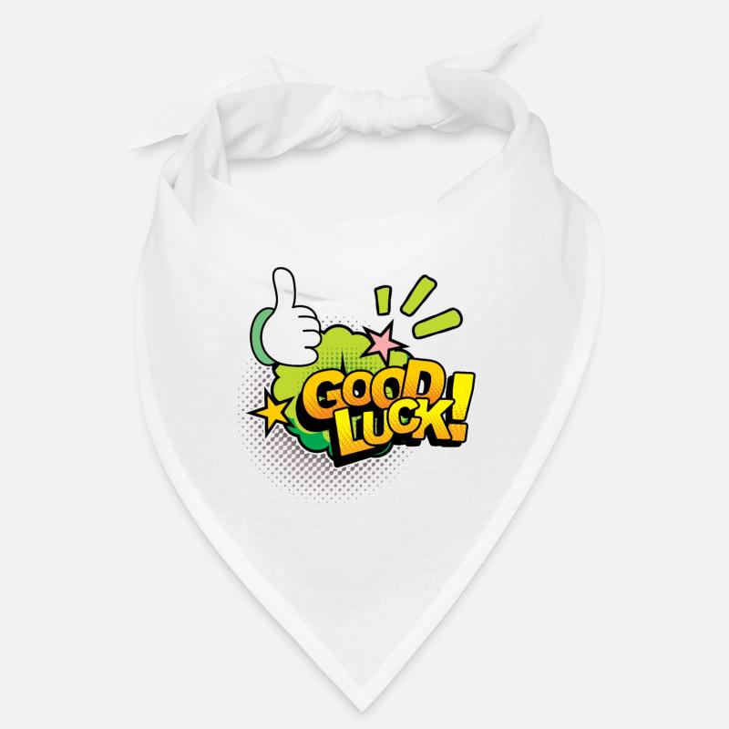 Good Luck Comic, Comic-Strips, Daumen nach oben Bandana