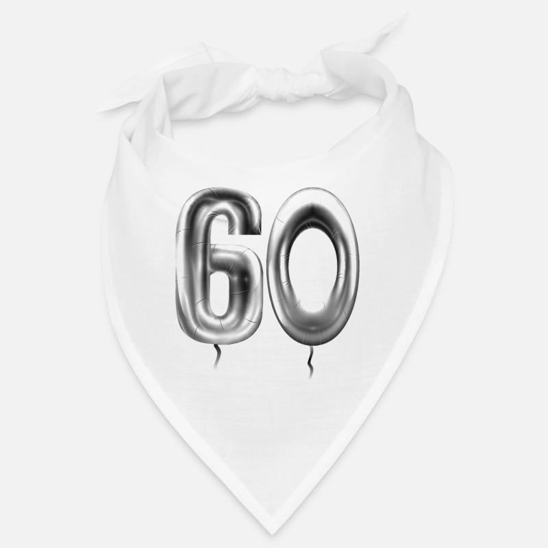 60e anniversaire ballons d’anniversaire 60 ans Bandana