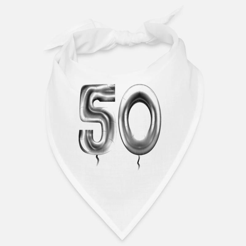 50e anniversaire ballons d’anniversaire 50 ans Bandana