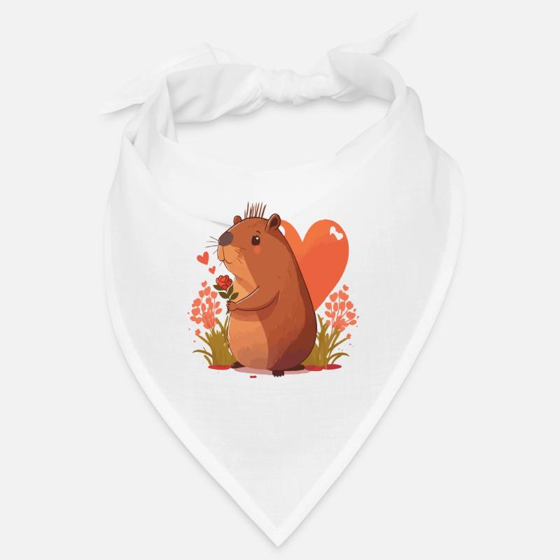 Belle capybara Bandana