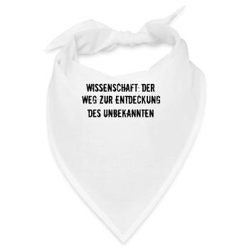 Wissenschaft - Wissenschaft: Der Weg zur - Bandana - Weiß - Vorne
