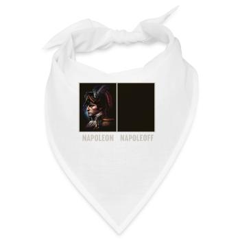 Napoleon Napoleoff Lustiger Napoleon Bonaparte - Bandana - Weiß - Vorne