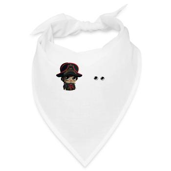 Napoleon Napoleoff Lustiger Napoleon Bonaparte - Bandana - Weiß - Vorne