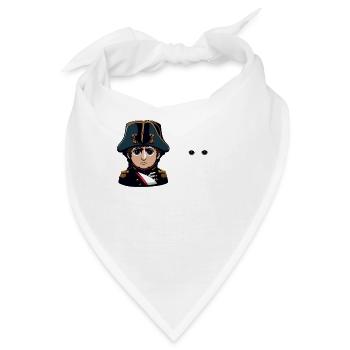Napoleon Napoleoff Lustiger Napoleon Bonaparte - Bandana - Weiß - Vorne
