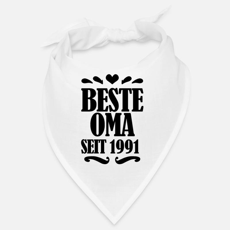 Beste Oma seit 1991 - Oma Geschenk Bandana