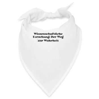 Wissenschaft - Wissenschaftliche Forschung: Der - Bandana - Weiß - Vorne