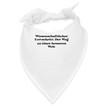 Wissenschaft - Wissenschaftlicher Fortschritt: - Bandana - Weiß - Vorne