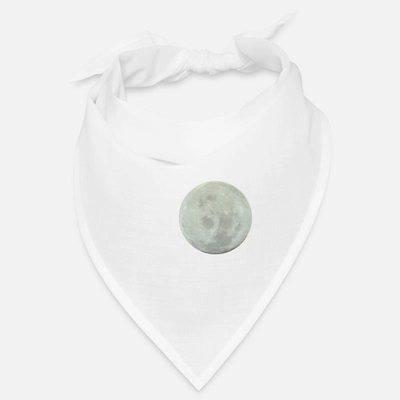 Ich lebe hinter dem Mond - Bandana - Weiß