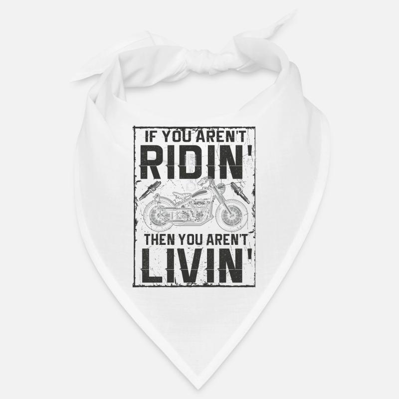 Lustiges Motorrad Geschenk Biker Spruch Bandana