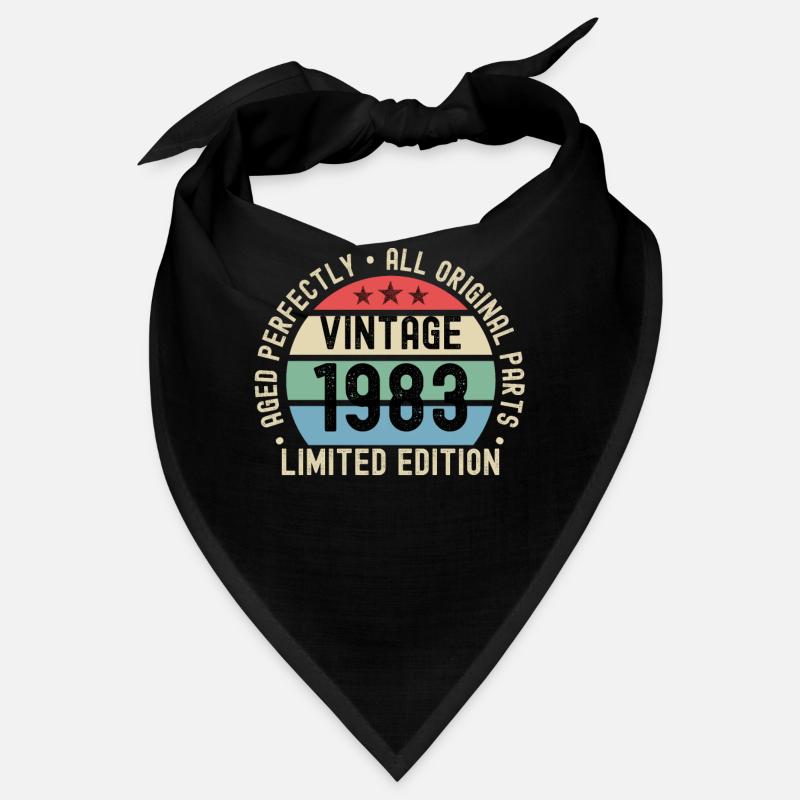 40. Geburtstag Vintage 1983 Bandana