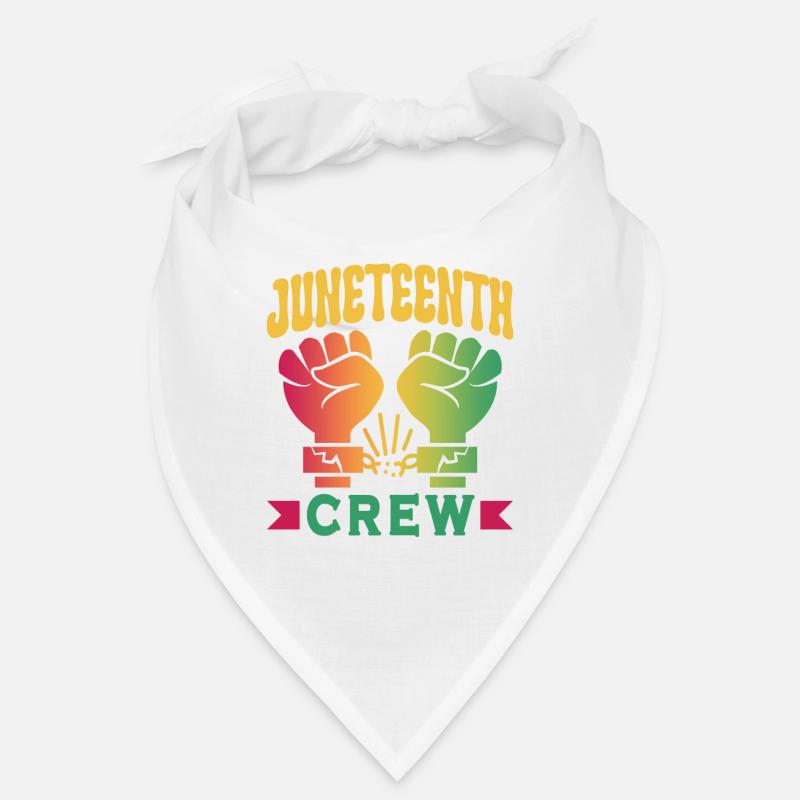 Juneteenth Team Black African American 1865 Bandana